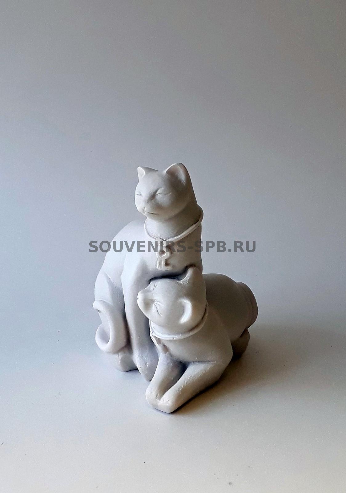 Кошки ключик-замочек 8 см.белый